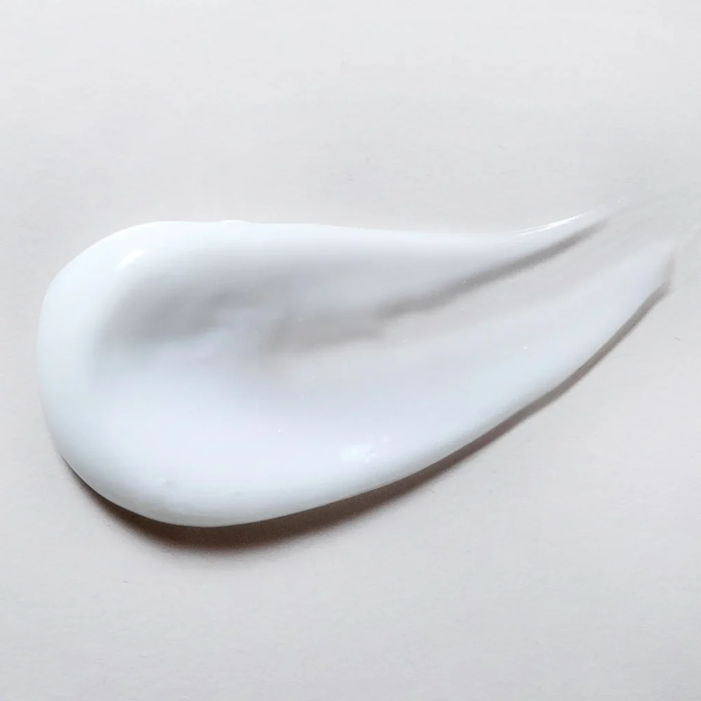 Barrier Balancing moisturizer texture smear
