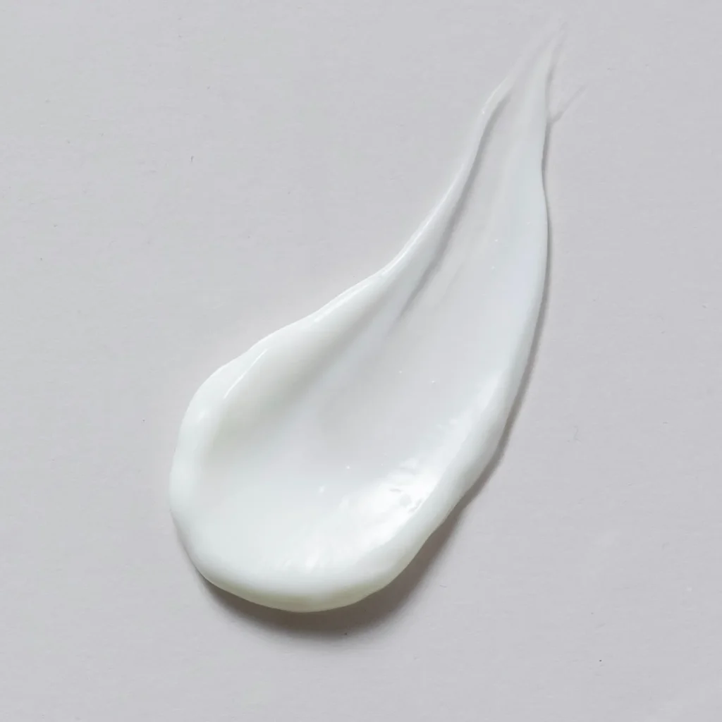 Peptide Moisturizer texture smear