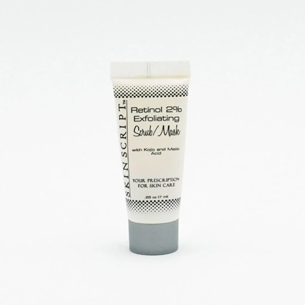 Retinol Exfoliating Scrub sample tube