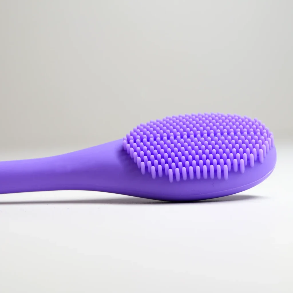 Facial cleansing scrubby sponge, alternate view