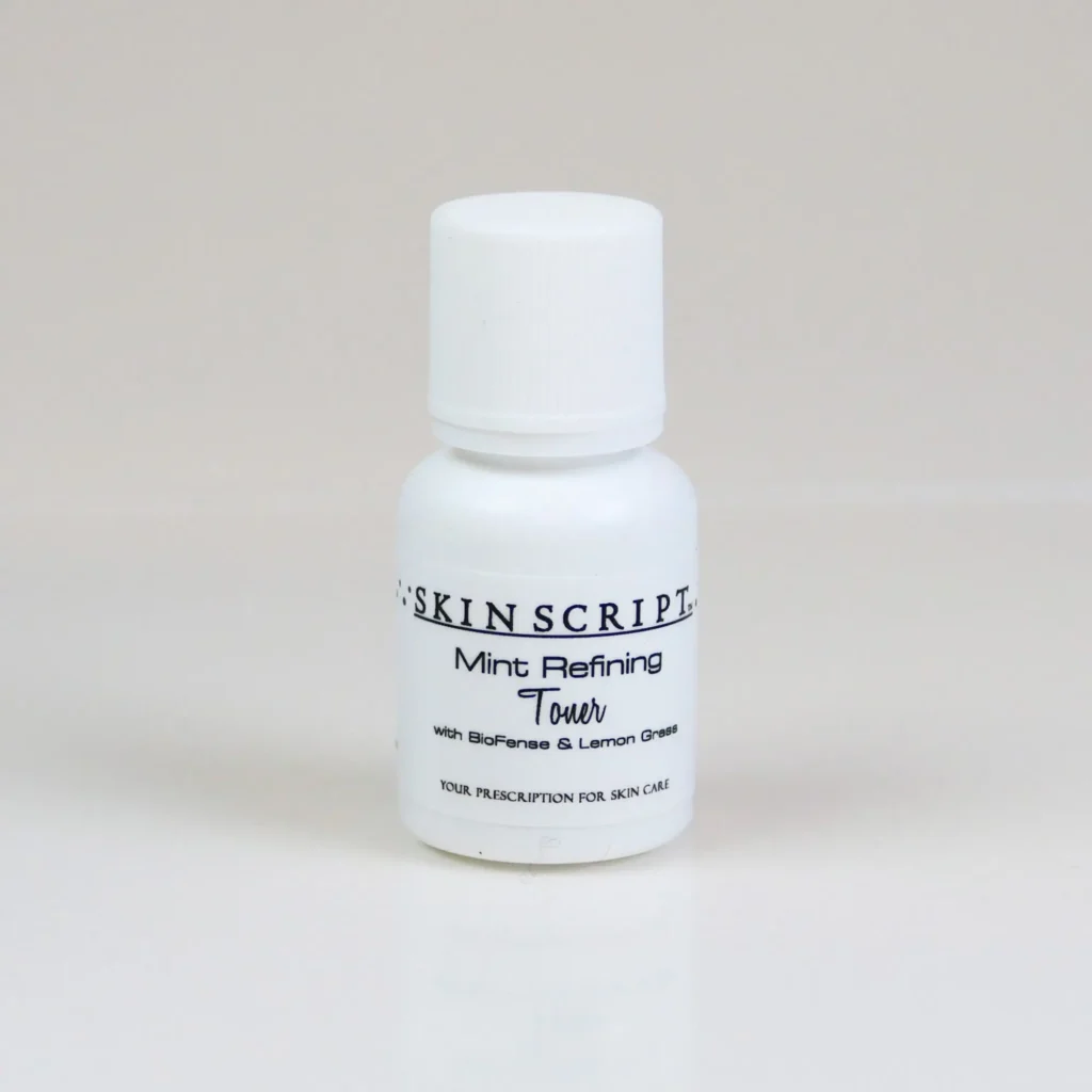 Mint Refining Toner sample bottle