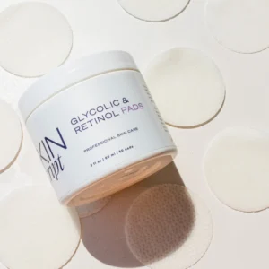 Glycolic and retional pads vertical view