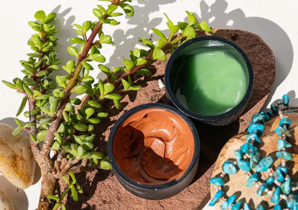 Aloe and copper desert collection