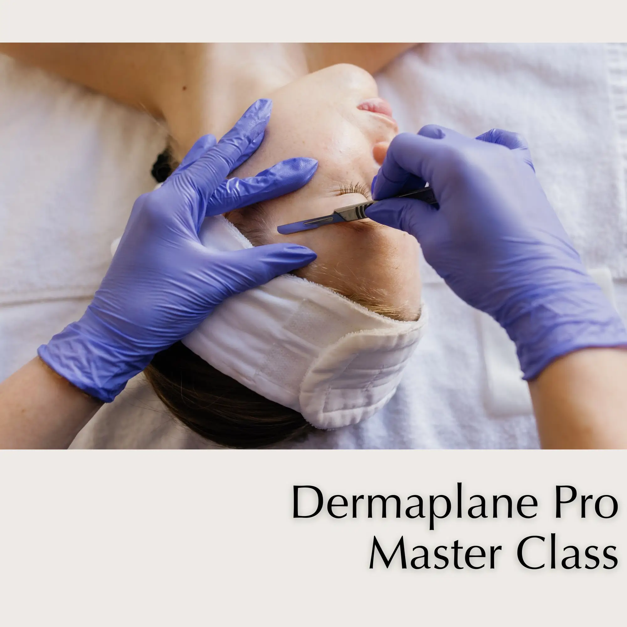 Dermaplane pro event poster