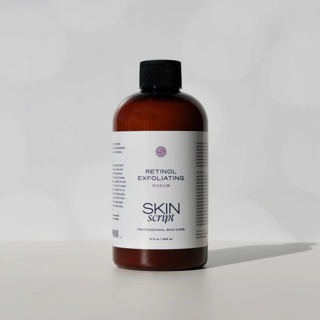 Retinol exfoliating scrub 8oz