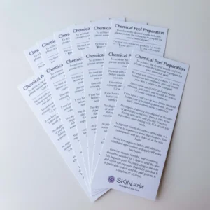 Pre post rack card fanned out