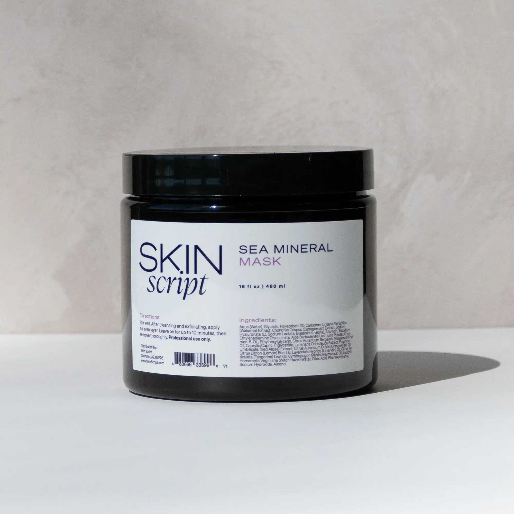 SeaMineralMask 16oz website