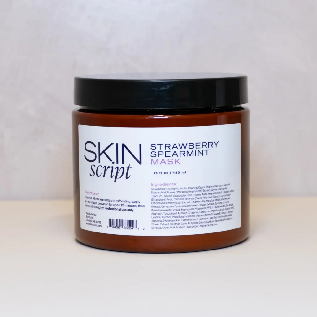 Strawberry Spearmint Mask, 16 oz jar